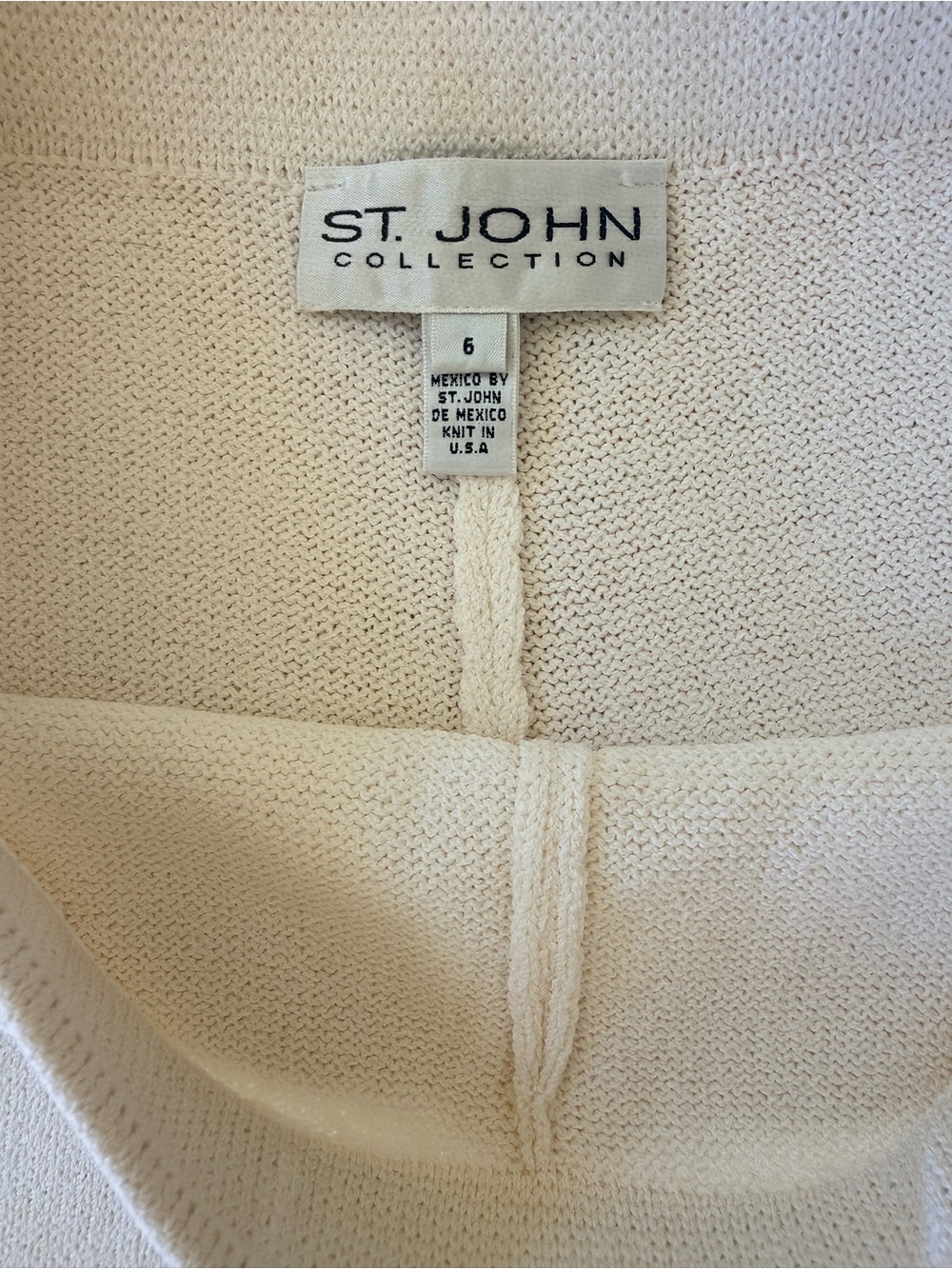 St. John's Collection Wide-Leg Cream Trousers - Women's Pants - Picture 5 of 6